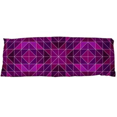 Purple Triangle Pattern Body Pillow Case Dakimakura (Two Sides)