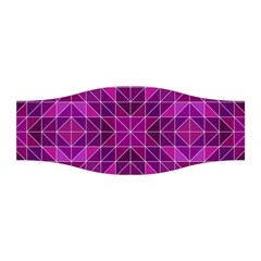 Purple Triangle Pattern Stretchable Headband by Alisyart