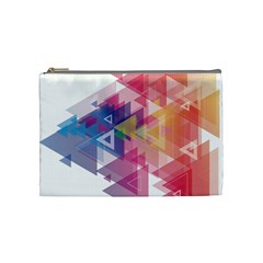 Science And Technology Triangle Cosmetic Bag (medium)