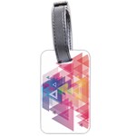 Science And Technology Triangle Luggage Tags (Two Sides) Front