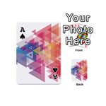 Science And Technology Triangle Playing Cards 54 (Mini) Front - SpadeA