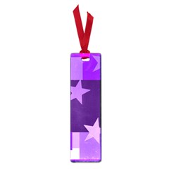 Purple Stars Pattern Shape Small Book Marks by Pakrebo