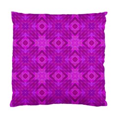 Magenta Mosaic Pattern Triangle Standard Cushion Case (one Side) by Pakrebo