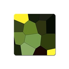 Mosaic Structure Background Tile Square Magnet by Pakrebo