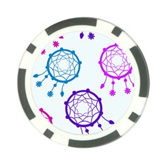 Dreamcatcher Dream Catcher Pattern Poker Chip Card Guard by Pakrebo