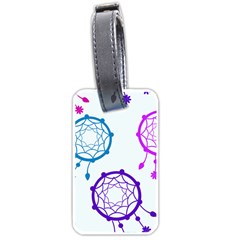 Dreamcatcher Dream Catcher Pattern Luggage Tags (one Side)  by Pakrebo