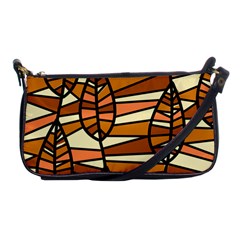 Autumn Leaf Mosaic Seamless Shoulder Clutch Bag