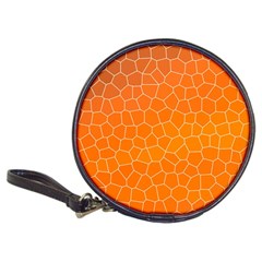 Orange Mosaic Structure Background Classic 20-cd Wallets by Pakrebo