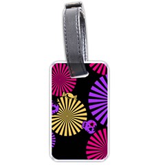 Seamless Halloween Day Of The Dead Luggage Tags (One Side) 