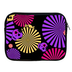 Seamless Halloween Day Of The Dead Apple iPad 2/3/4 Zipper Cases