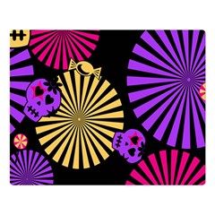 Seamless Halloween Day Of The Dead Double Sided Flano Blanket (Large) 