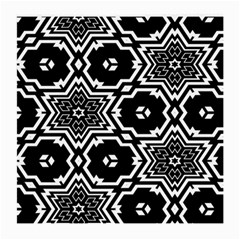 Black And White Pattern Background Structure Medium Glasses Cloth by Pakrebo