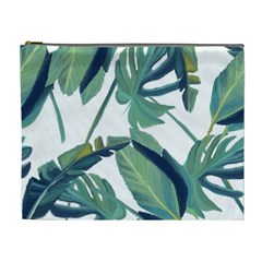Plants Leaves Tropical Nature Cosmetic Bag (xl)