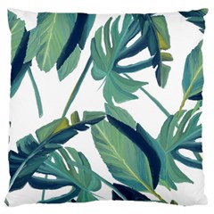 Plants Leaves Tropical Nature Large Cushion Case (one Side)