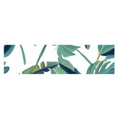 Plants Leaves Tropical Nature Satin Scarf (oblong)