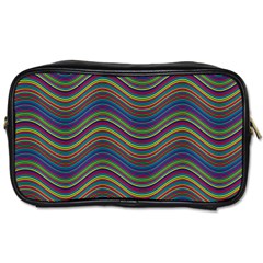 Ornamental Line Abstract Toiletries Bag (two Sides)