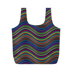 Ornamental Line Abstract Full Print Recycle Bag (m)