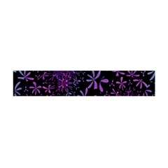 Retro Flower Pattern Fllower Flano Scarf (mini) by Alisyart