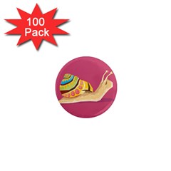 Snail Color Nature Animal 1  Mini Magnets (100 Pack) 