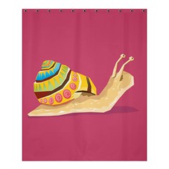 Snail Color Nature Animal Shower Curtain 60  X 72  (medium) 