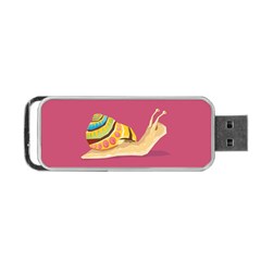 Snail Color Nature Animal Portable Usb Flash (two Sides) by Alisyart