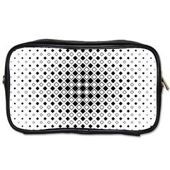 Square Center Pattern Background Toiletries Bag (one Side)