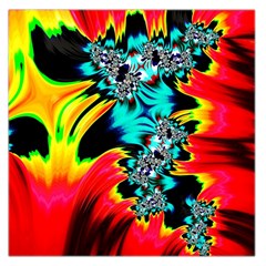 Fractal Mandelbrot Art Wallpaper Large Satin Scarf (square) by Pakrebo