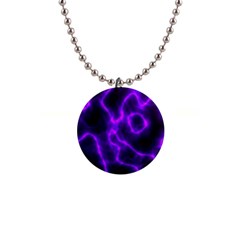 Purple Pattern Background Structure 1  Button Necklace by Pakrebo