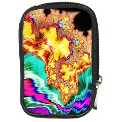 Fractal Mandelbrot Art Wallpaper Compact Camera Leather Case by Pakrebo