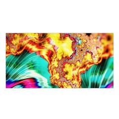 Fractal Mandelbrot Art Wallpaper Satin Shawl by Pakrebo