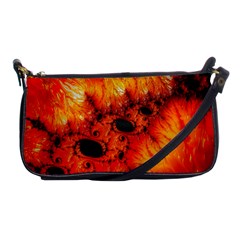 Red Fractal Mandelbrot Art Wallpaper Shoulder Clutch Bag by Pakrebo