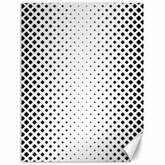 Square Rounded Background Canvas 12  X 16 