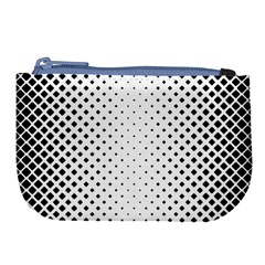 Square Rounded Background Large Coin Purse