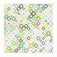 Square Colorful Geometric Style Medium Glasses Cloth (2-side)