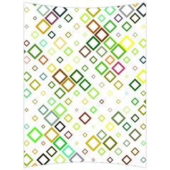 Square Colorful Geometric Style Back Support Cushion by Alisyart