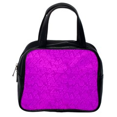 Triangle Pattern Seamless Color Classic Handbag (one Side)