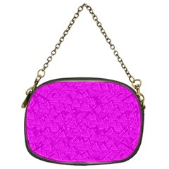 Triangle Pattern Seamless Color Chain Purse (one Side)