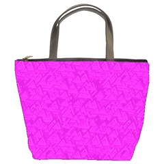 Triangle Pattern Seamless Color Bucket Bag by Alisyart