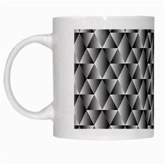 Seamless Repeating Pattern White Mugs by Alisyart