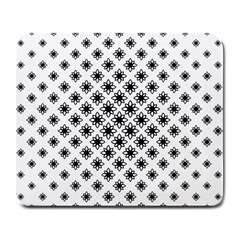 Stylized Flower Floral Pattern Large Mousepads