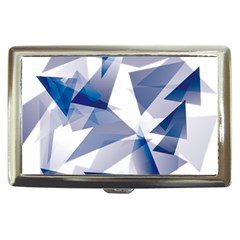 Triangle Blue Cigarette Money Case