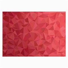 Triangle Background Abstract Large Glasses Cloth (2-side)