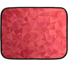 Triangle Background Abstract Fleece Blanket (mini)