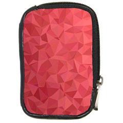 Triangle Background Abstract Compact Camera Leather Case by Mariart