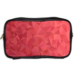 Triangle Background Abstract Toiletries Bag (Two Sides) Back