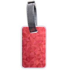 Triangle Background Abstract Luggage Tags (two Sides)