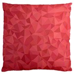 Triangle Background Abstract Large Cushion Case (Two Sides) Back