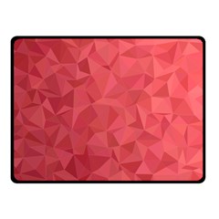 Triangle Background Abstract Double Sided Fleece Blanket (small)  by Mariart