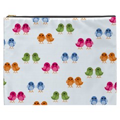 Pattern Birds Cute Cosmetic Bag (xxxl)