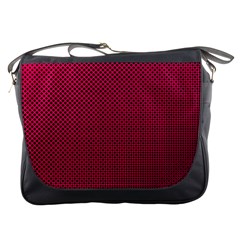 Red Black Pattern Background Messenger Bag